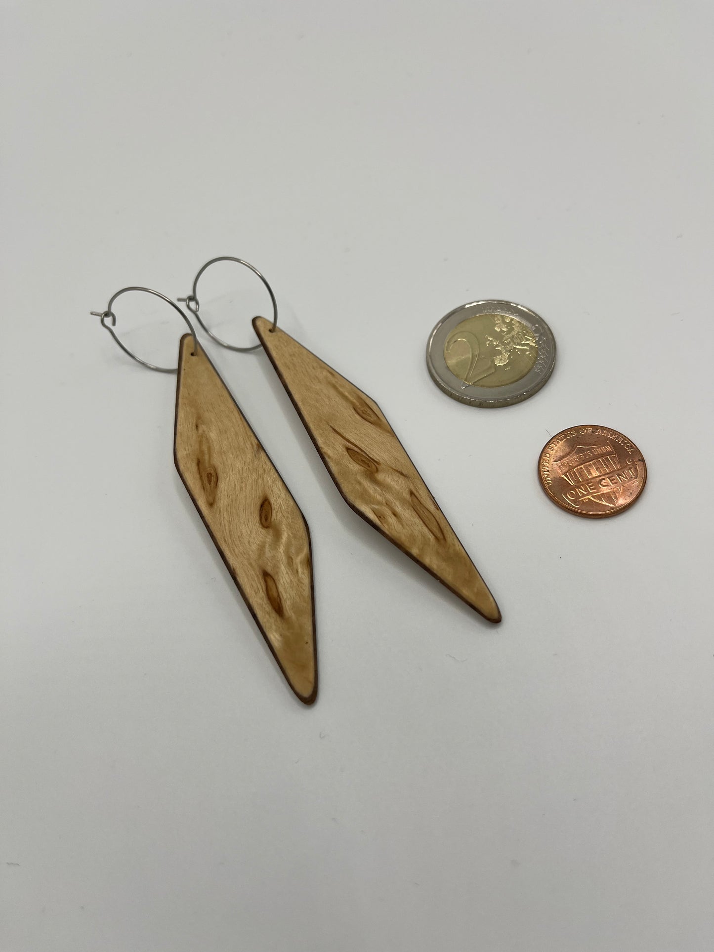 Elm & Walnut Rhomboids with Hoops
