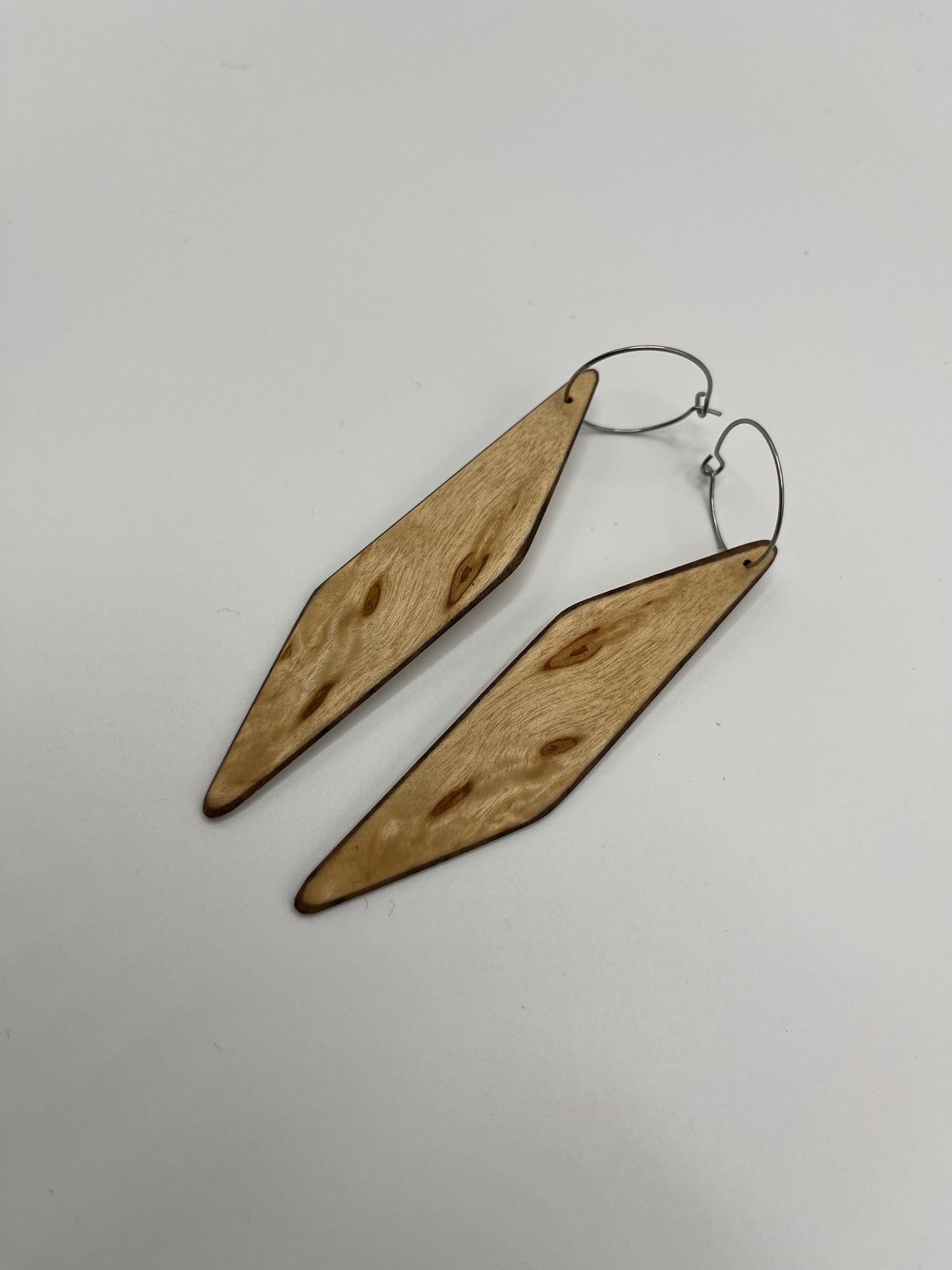 Elm & Walnut Rhomboids with Hoops