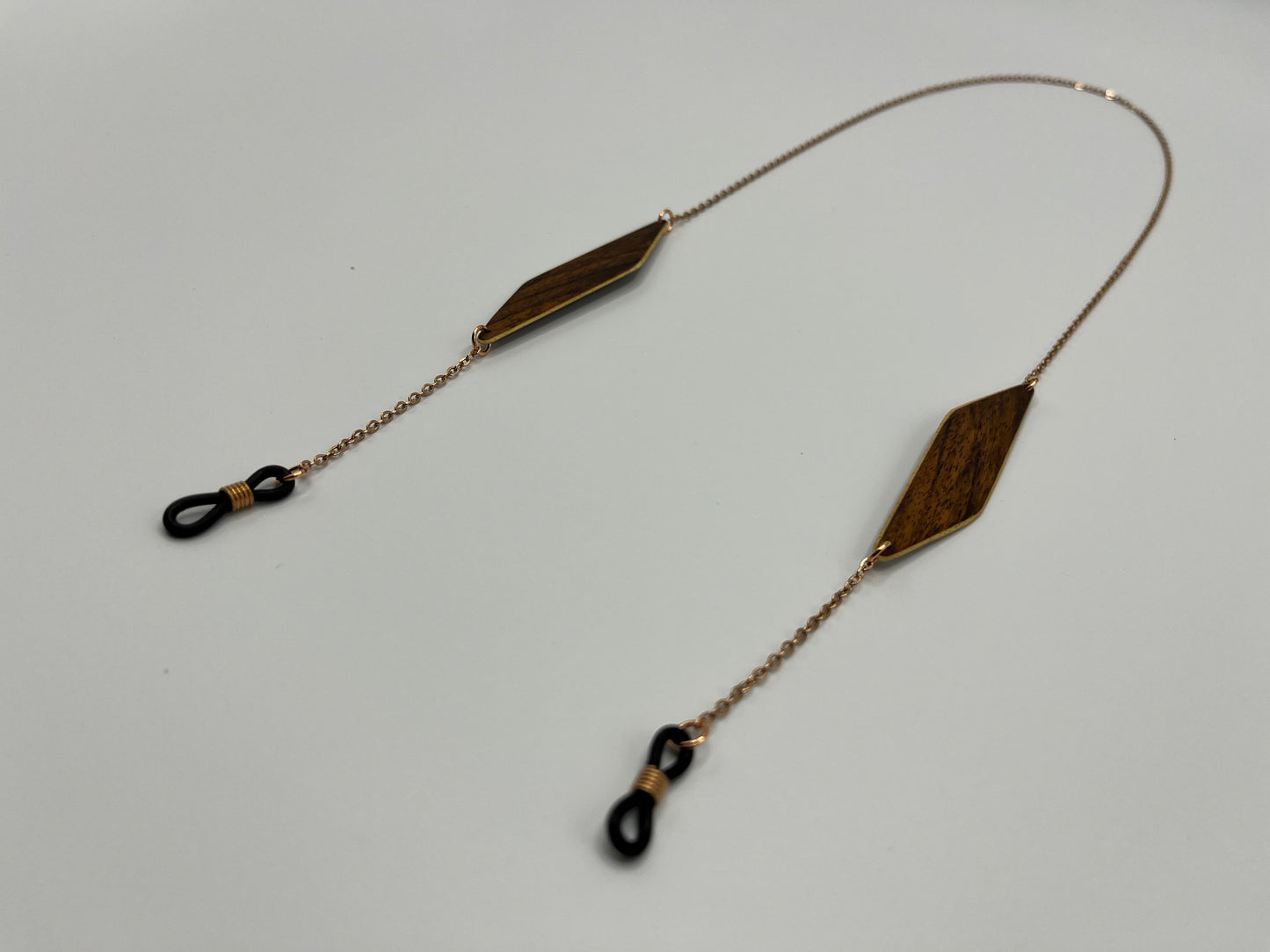 East Indian Rosewood & Abachi Glasses Chains