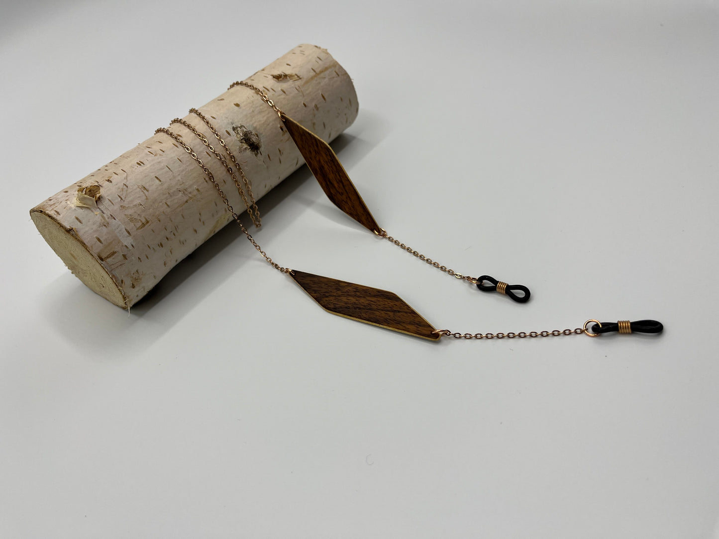 East Indian Rosewood & Abachi Glasses Chains