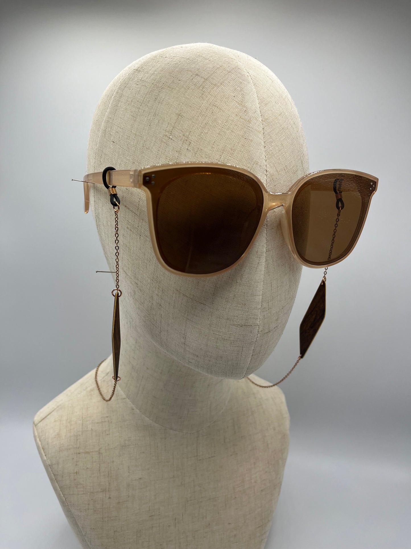East Indian Rosewood & Abachi Glasses Chains