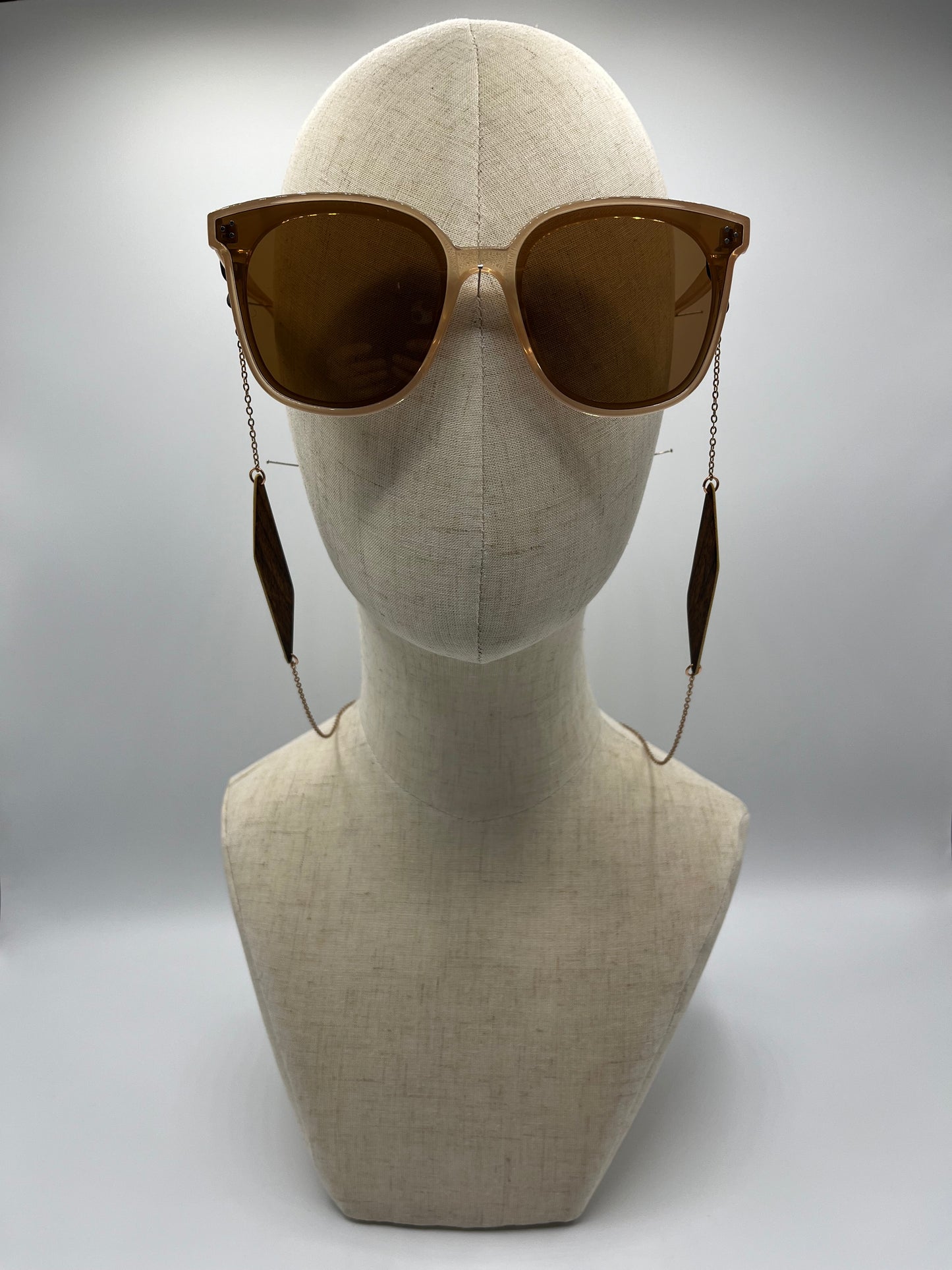 East Indian Rosewood & Abachi Glasses Chains