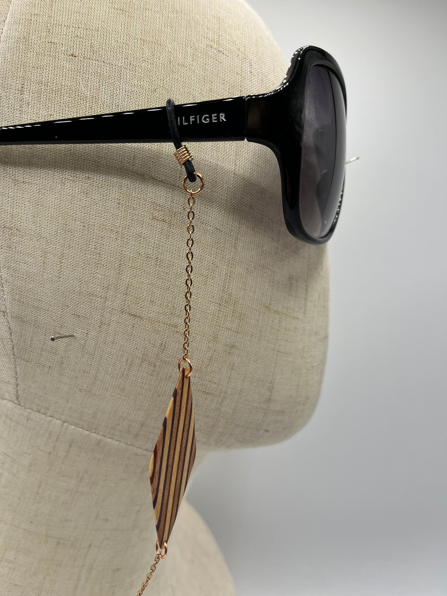 Padouk, Amaranth, Mahogany & Abachi Glasses Chains