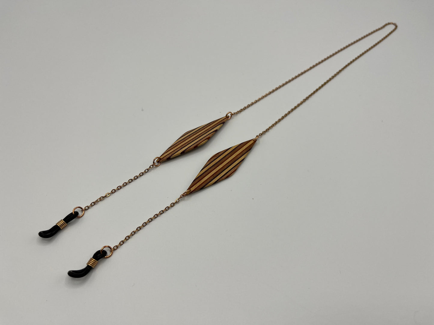 Padouk, Amaranth, Mahogany & Abachi Glasses Chains