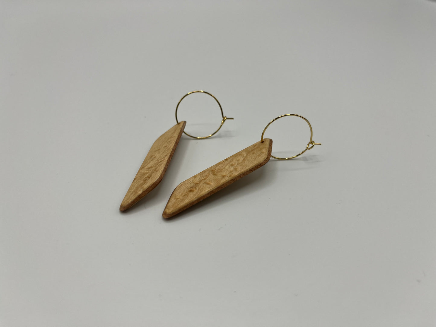 Bird's Eye Maple & Mahogany Rhomboids with Hoops