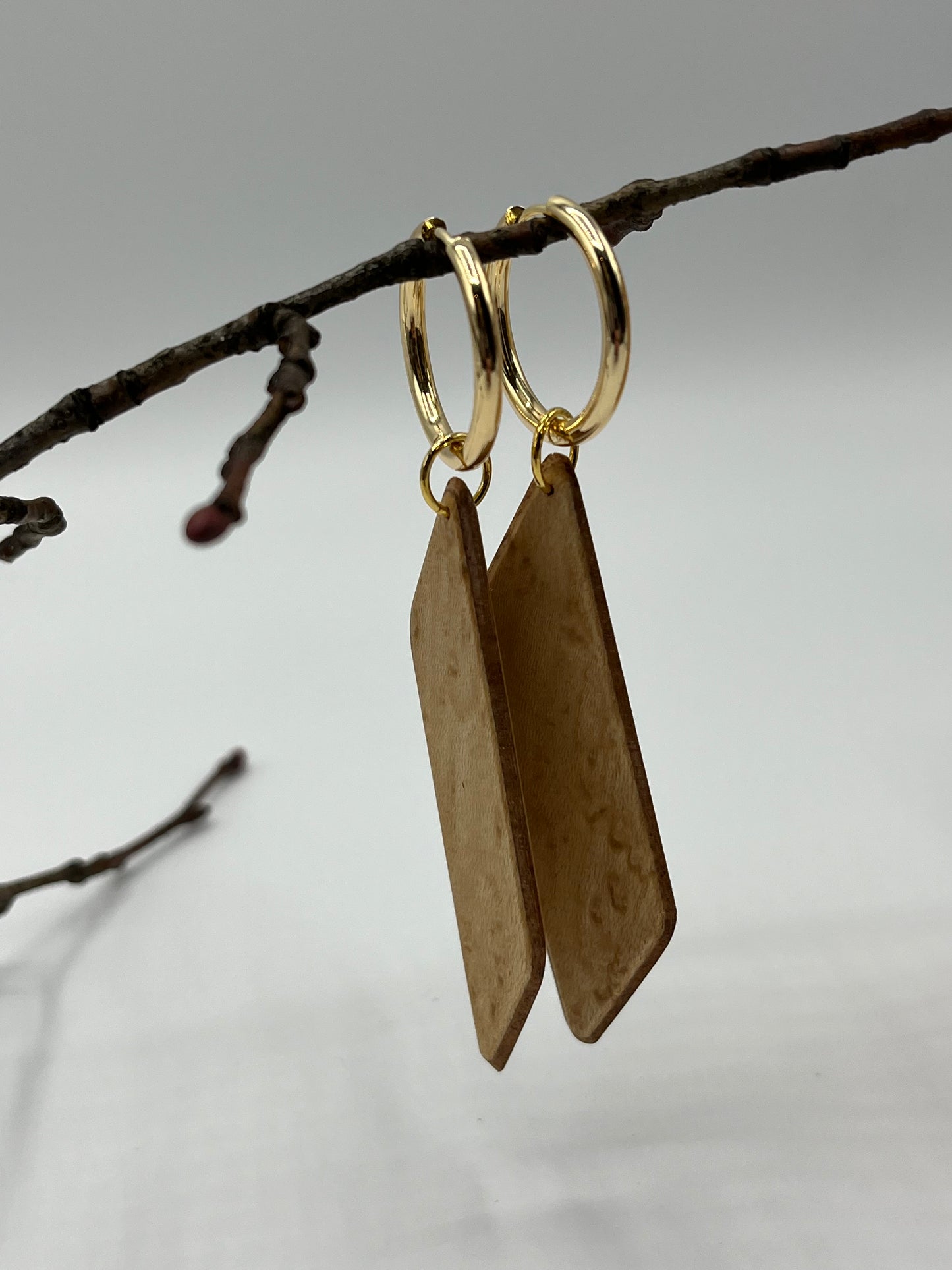 Bird's Eye Maple & Mahogany Rhomboids with Chunky Creoles