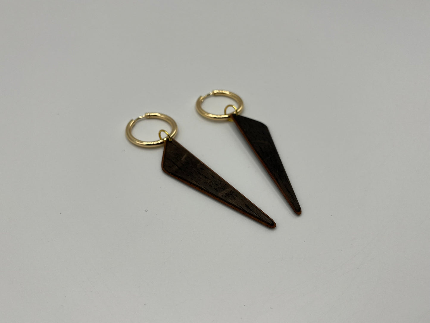 Smoked Oak & Mahogany Triangles with Chunky Creoles