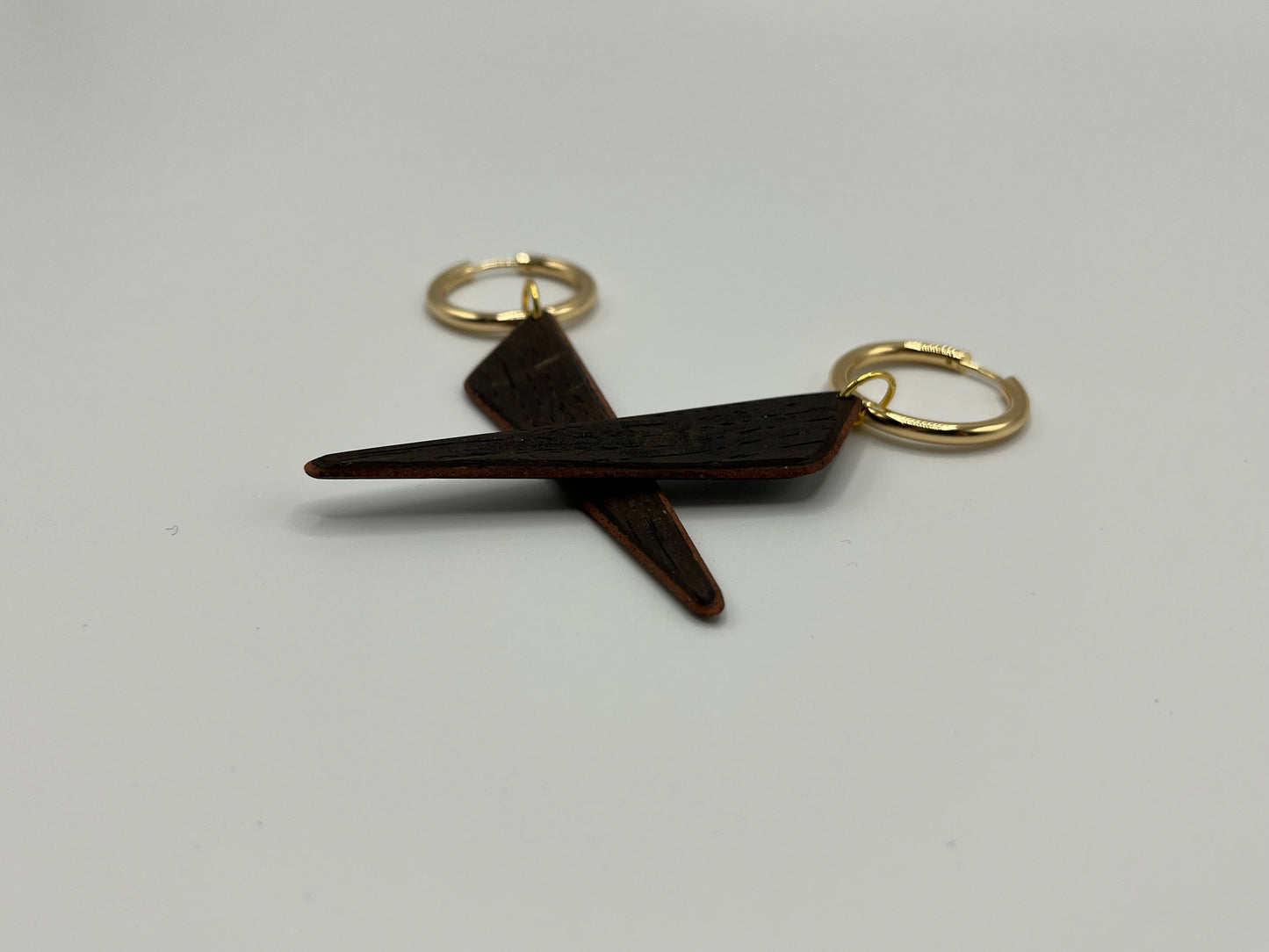 Smoked Oak & Mahogany Triangles with Chunky Creoles